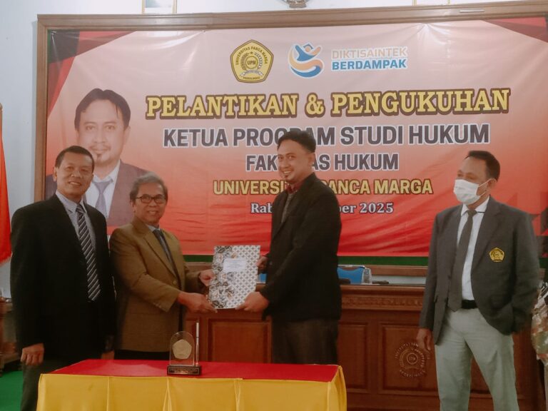 Serah Terima Jabatan Kaprodi Fakultas Hukum  UPM periode 2025-2029